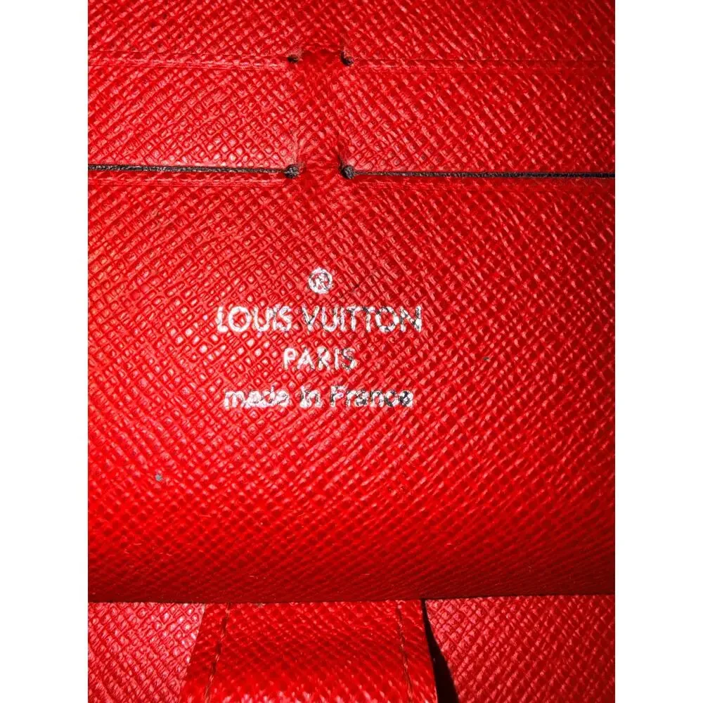 Louis Vuitton Red Epi Zippy Organizer Wallet